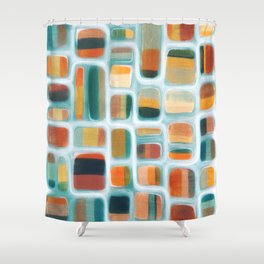 Color apothecary Shower Curtain
