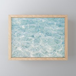 Clear Water Framed Mini Art Print