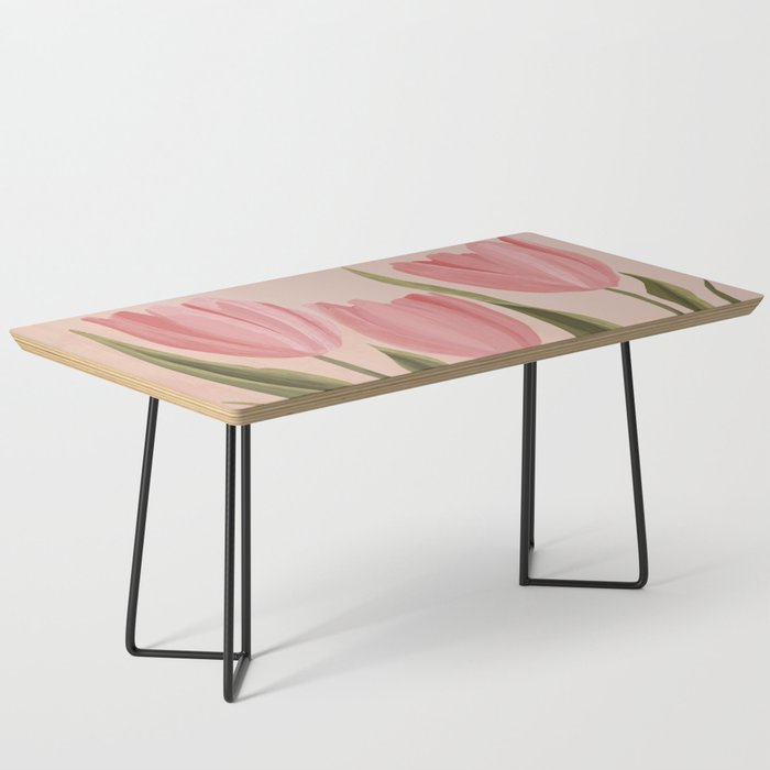 Pink tulips Coffee Table
