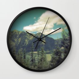 Canadian Rockies Wall Clock