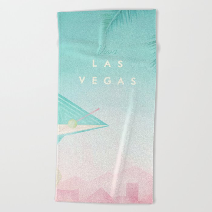 Las Vegas Beach Towel By Wetcake Society6 Las Vegas Beach Towel By Wetcake Society6