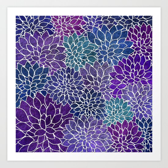 Floral Abstract 22 Art Print