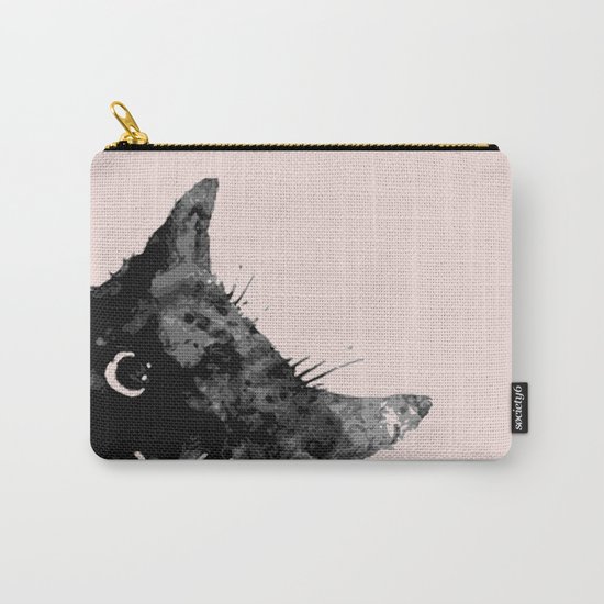 Black cat not a bad sign Carry-All Pouch