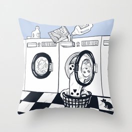 Laundry Day Throw Pillow