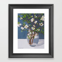 Flowering Quince Framed Art Print