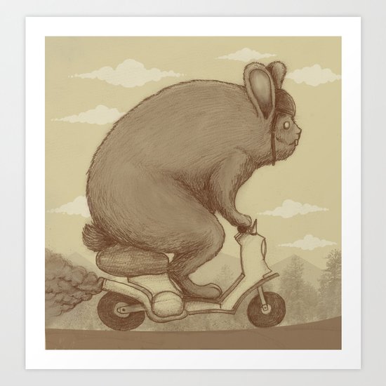 Adventure Ride Art Print