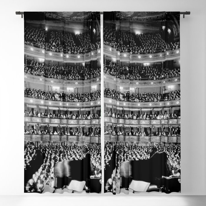 Metropolitan Opera House, New York City black and white photography / black and white photographs Blackout Curtain