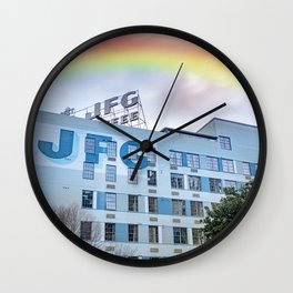 Urban Rainbow Wall Clock