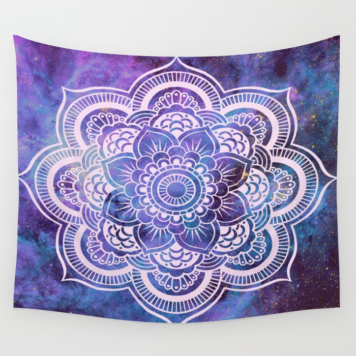 Blue and sales purple tapestry