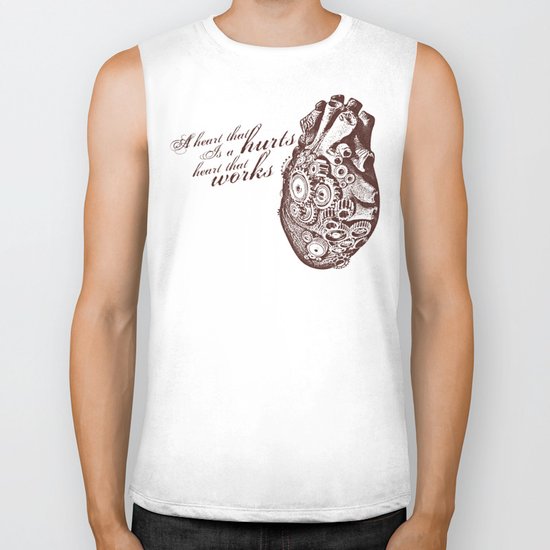 A Heart that Works Biker Tank