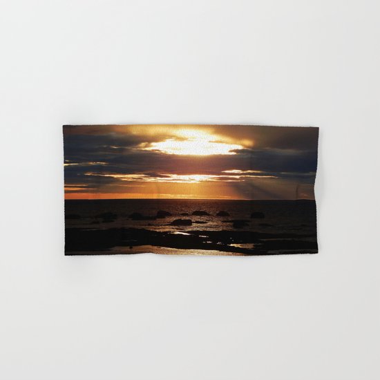 Copper Seascape Delight Hand & Bath Towel