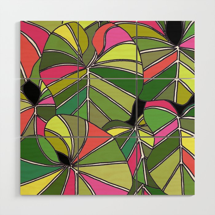 Psychedelic Summer Wood Wall Art By Katsilration