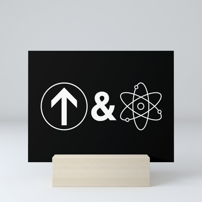 Up & Atom Mini Art Print