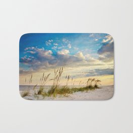 Sea Oats Beach Sunset Bath Mat | Mississippi, Coast, Digital, Clouds, Photo, Other, Texture, Hdr, Seaoats, Sunset 