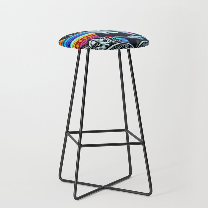 Painted Lady Bar Stool