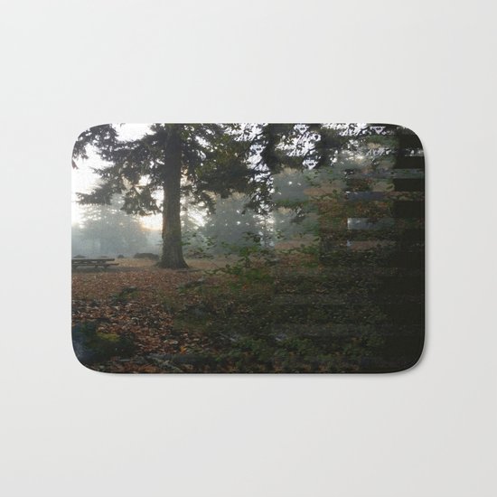 Divided In Fall (There Are No Picnics Here) Bath Mat