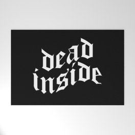 Dead Inside Aesthetic Eboy Egirl Grunge Goth Gift Welcome Mat