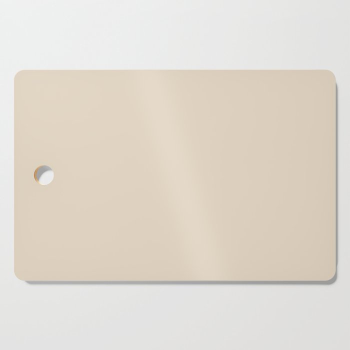 Neutral Buff Beige Solid Color Hue Shade - Patternless Cutting Board
