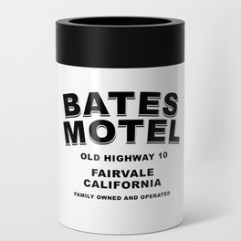 Psycho inspired Bates Motel logo Can Cooler