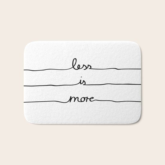 Less is More Bath Mat