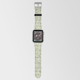 Math Formula Print On Gray Background Pattern Apple Watch Band