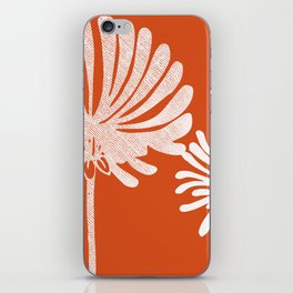 Dandelion Duo red and white iPhone Skin