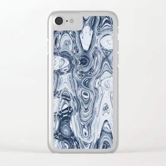 Abstract 142 Clear iPhone Case