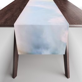 Misty Pastel Cloud Table Runner