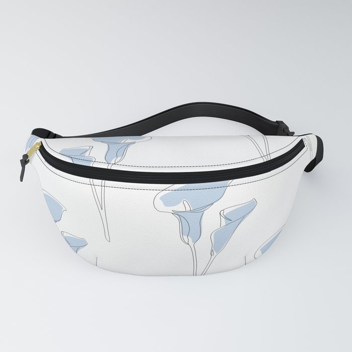 Blue Calla Lily Fanny Pack