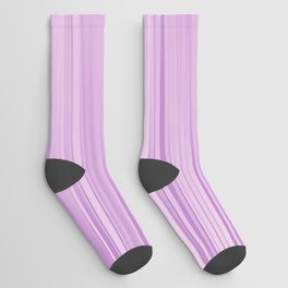 Colored Pencil Abstract Purple Socks