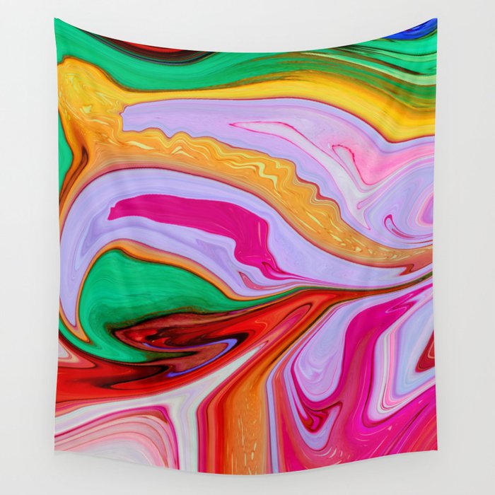 Hand painted tapestry on sale