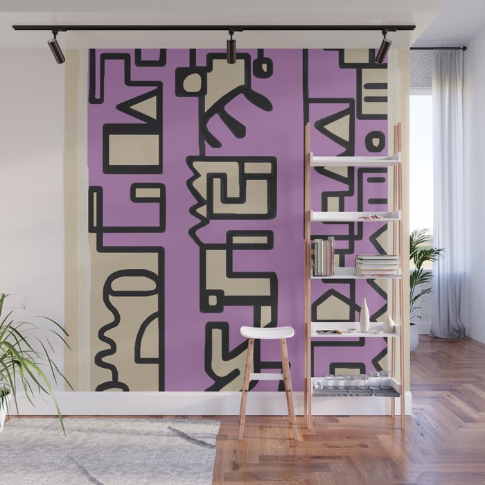 Abstract Line Movement 13 Wall Mural