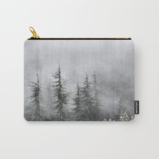 "Into The Foggy Woods" Wander. Yesterday at the mountains Carry-All Pouch