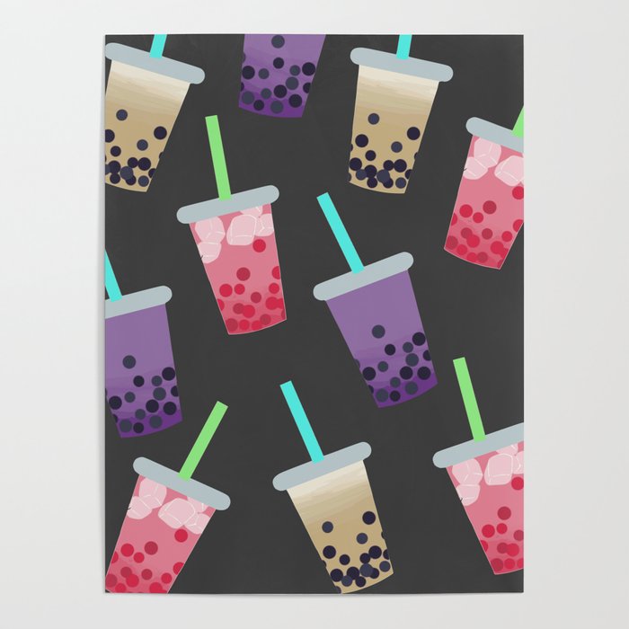 Bubble Tea Party Poster