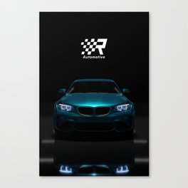 Racing Automotive | Dark Poster #1 Canvas Print