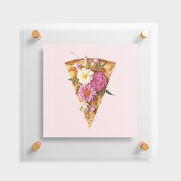 FLORAL PIZZA Floating Acrylic Print
