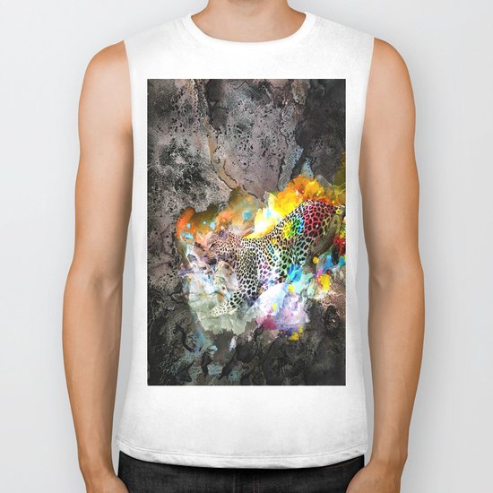 LEOPARD Biker Tank