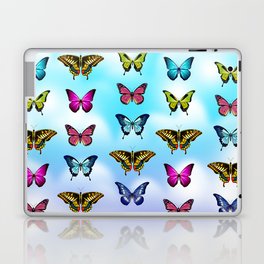 Blue Sky Butterflies Laptop & iPad Skin