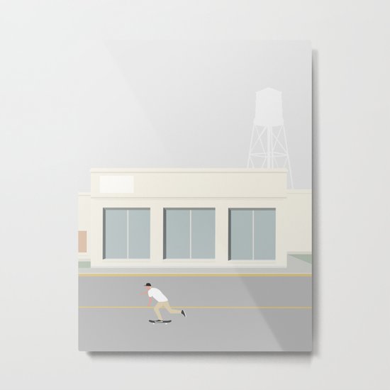 SKATEBOARD TUR Metal Print