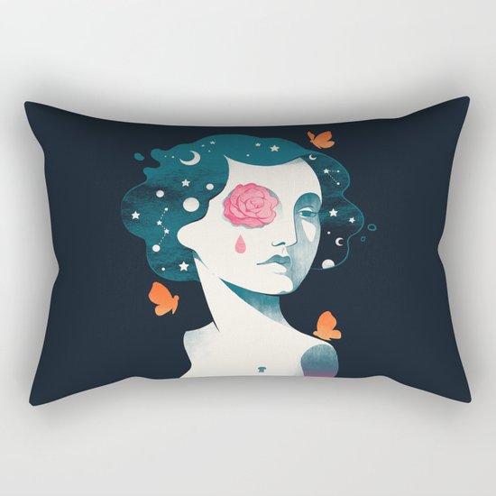 Rebel Girl Rectangular Pillow