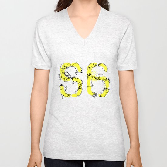 Pugs Prank Unisex V-Neck