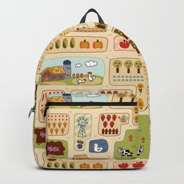 On The Farm Map Backpack