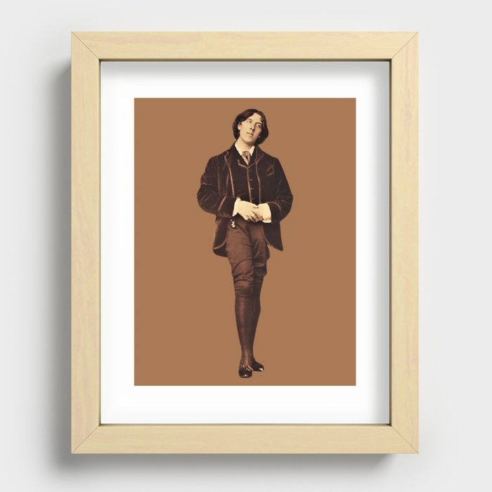 Oscar Wilde Recessed Framed Print