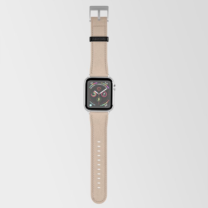 SOFT FUR COLOR. Beige Solid Color Apple Watch Band
