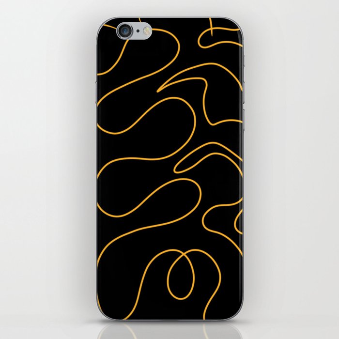 Abstract 5 Gold iPhone Skin