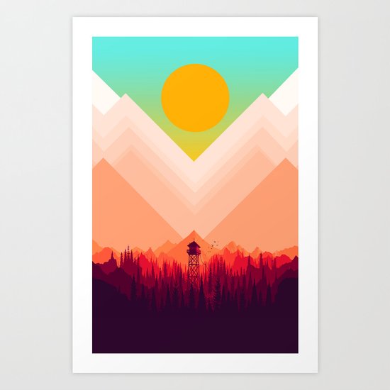 Summer Nature Art Print