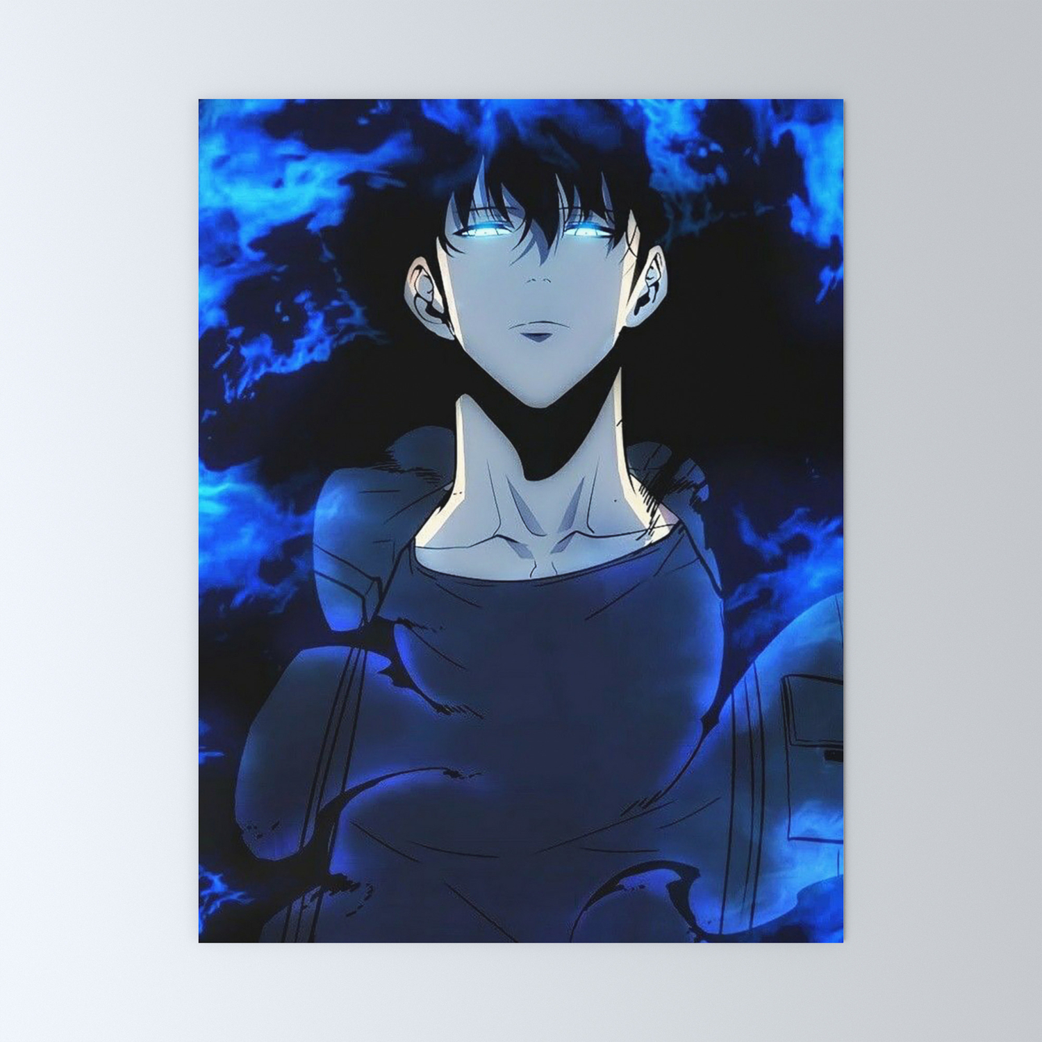 Sung Jin Woo Solo Leveling Mini Art Print By Pauloarte Society6