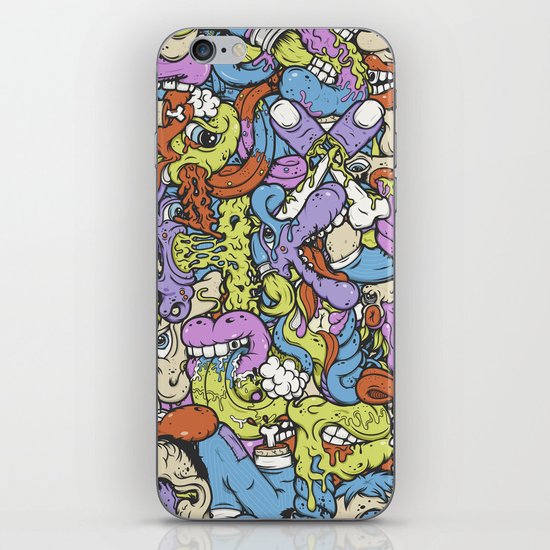 Alphabetcha Collage iPhone Skin