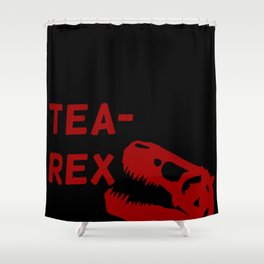 Tea-Rex Shower Curtain
