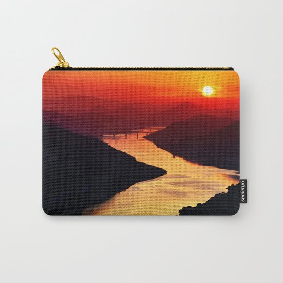 Sunset at the River Carry-All Pouch